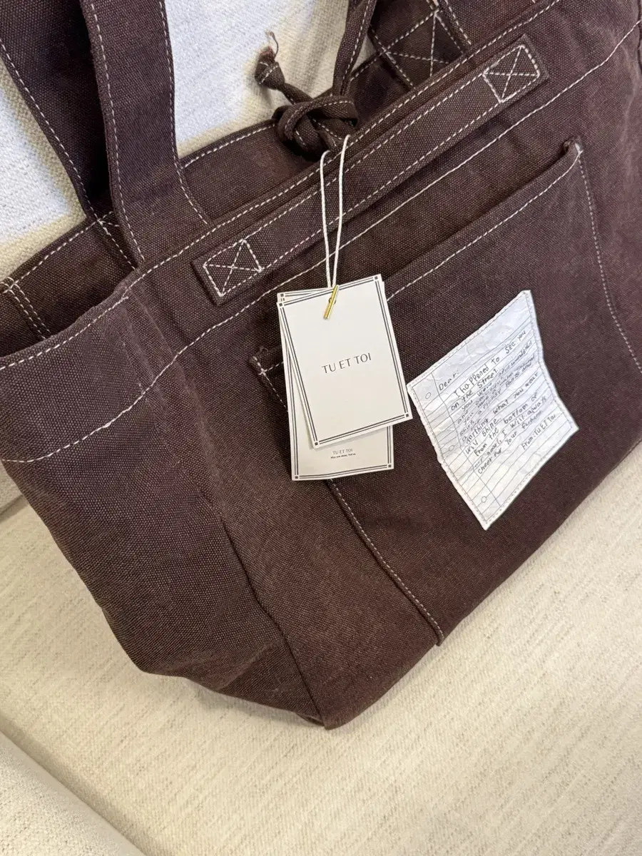 ☆人気☆【TU ET TOI】☆Vintage Canvas Ba.g☆トートバッグ☆ TU ET TOI(トゥエトゥア) レディース - 海外通販のBUYMA